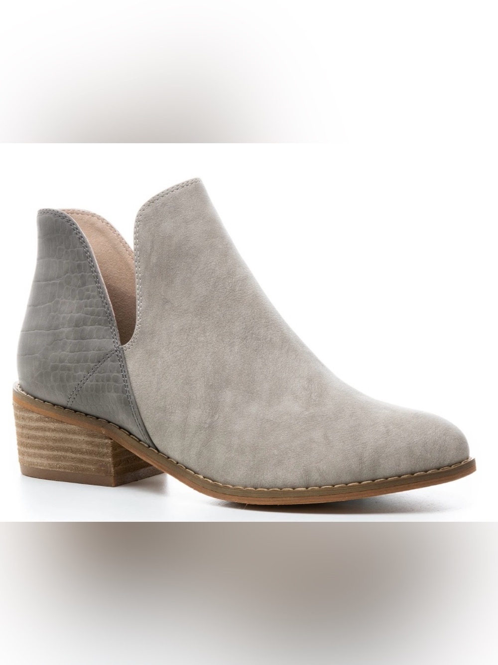 Boutique Corkys Wayland Ankle Bootie Gray Size 8